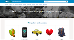 Desktop Screenshot of dik.nl
